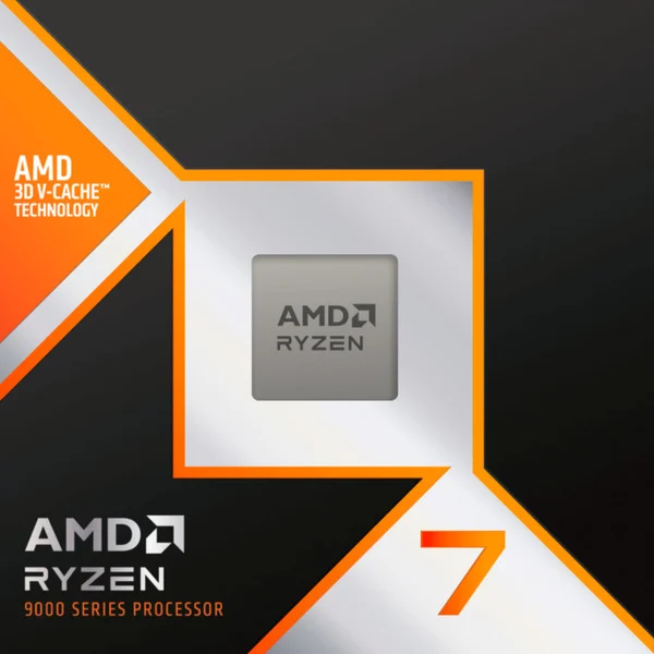 Foto 2 van AMD Ryzen 7 9850X3D, 4,7 GHz (5,6 GHz Turbo Boost) socket AM5 processor