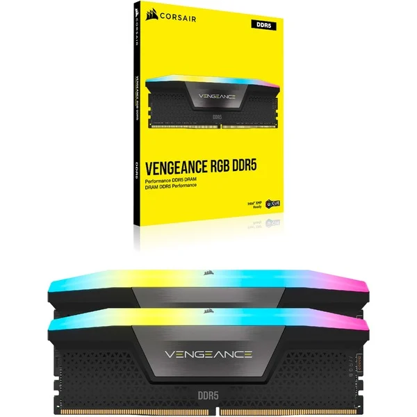 Foto 2 van Corsair Vengeance RGB 32 GB DDR5-6000 (2x 16 GB) werkgeheugen (Zwart)