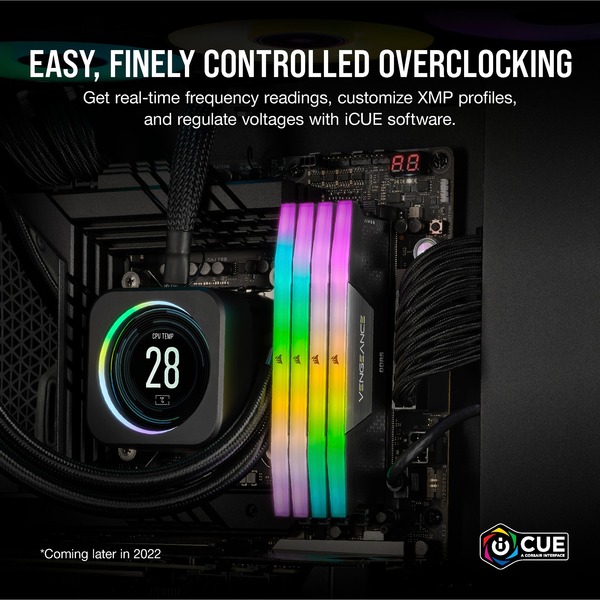 Foto 6 van Corsair Vengeance RGB 32 GB DDR5-6000 (2x 16 GB) werkgeheugen (Zwart)