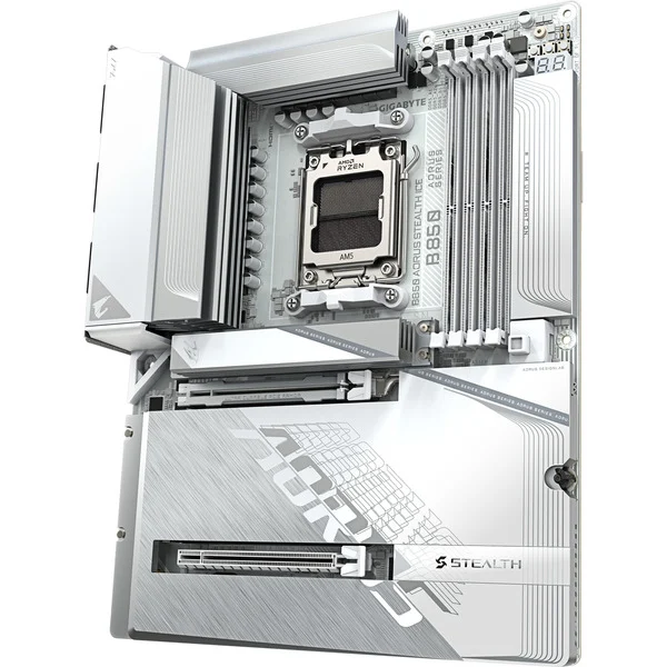 Foto 5 van GIGABYTE B850 AORUS STEALTH ICE socket AM5 moederbord