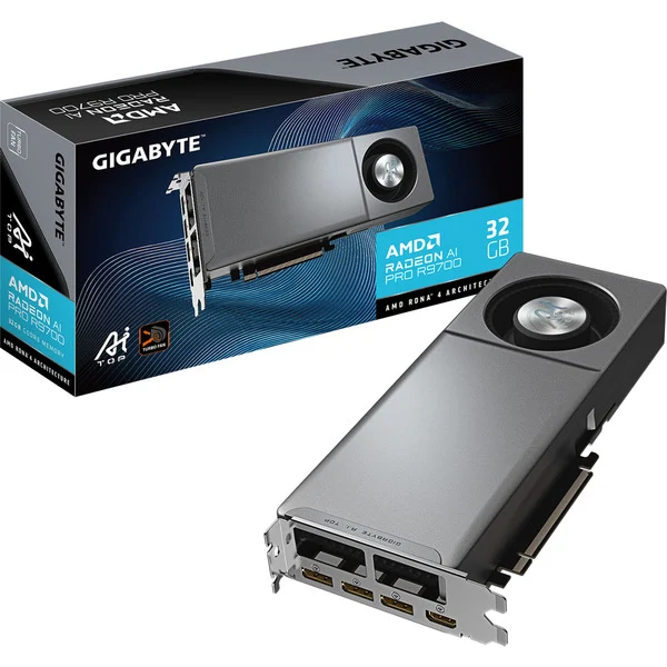 Foto 5 van GIGABYTE Radeon AI PRO R9700 AI TOP 32G grafische kaart