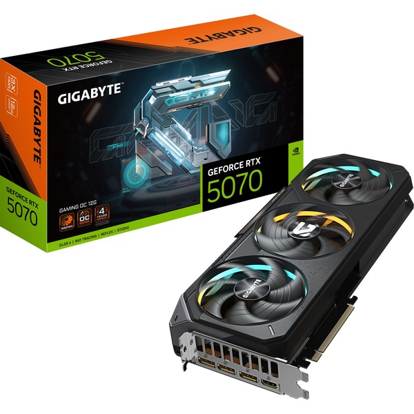 Foto 5 van GIGABYTE GeForce RTX 5070 GAMING OC 12G grafische kaart
