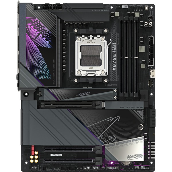 Foto 2 van GIGABYTE X870E AORUS MASTER socket AM5 moederbord