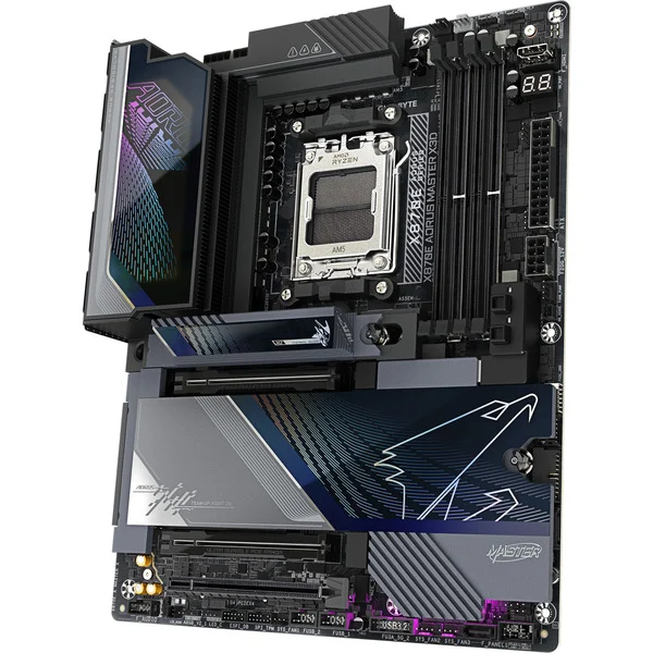 Foto 4 van GIGABYTE X870E AORUS MASTER X3D socket AM5 moederbord