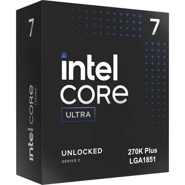 Intel Core Ultra 7 270K Plus, 3,9 GHz (5,5 GHz Turbo Boost) socket 1851 processor