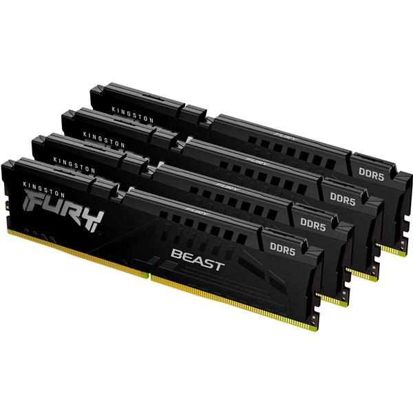 Foto 2 van Kingston FURY Beast 128 GB DDR5-5600 (4x 32 GB) werkgeheugen