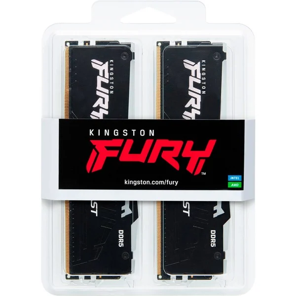 Foto 3 van Kingston FURY Beast RGB 64 GB DDR5-6000 (2x 32 GB) werkgeheugen (Zwart, CL30)