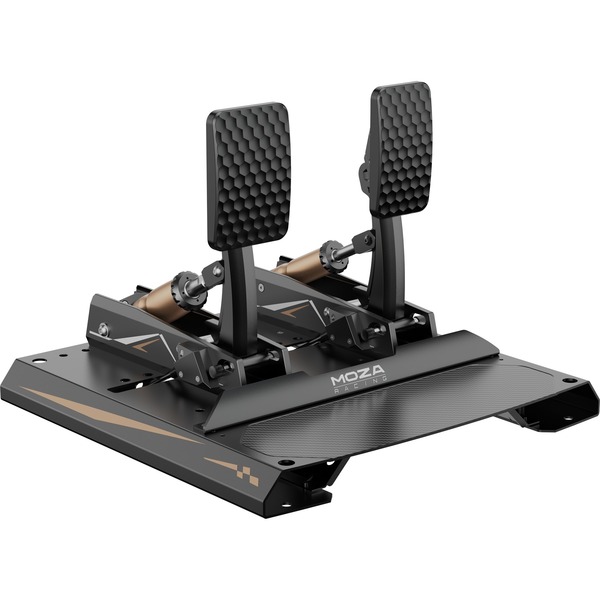 Foto 2 van MOZA CRP2 Load Cell Pedals (Throttle + Brake) (Zwart)