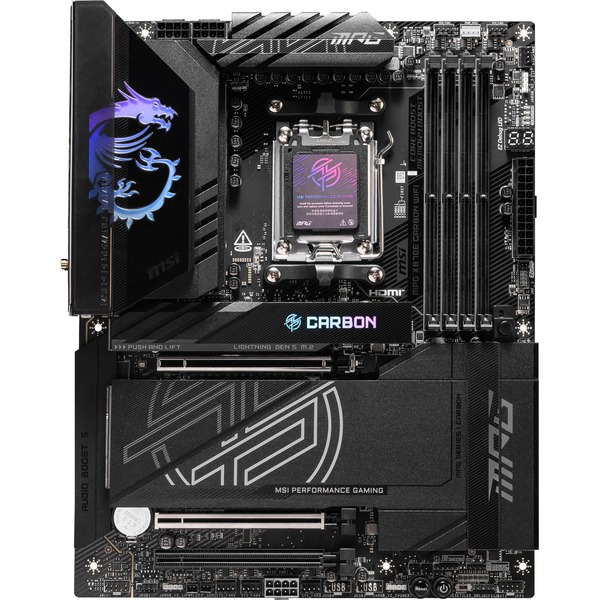 Foto 2 van MSI MPG X870E CARBON WIFI socket AM5 moederbord