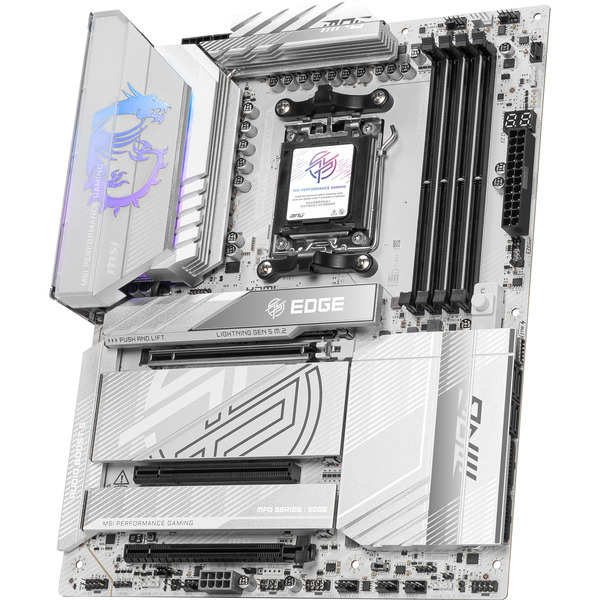 Foto 3 van MSI MPG X870E EDGE TI WIFI socket AM5 moederbord