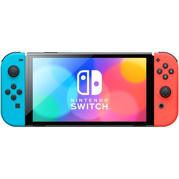 Foto 2 van Nintendo Switch (OLED Model) — Neonrood/neonblauw